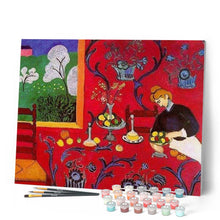 Afbeelding in Gallery-weergave laden, Schilderen op Nummer - Rode decoratie