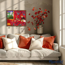 Afbeelding in Gallery-weergave laden, Schilderen op Nummer - Rode decoratie