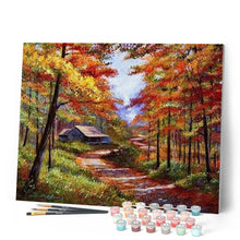 Afbeelding in Gallery-weergave laden, Schilderen op Nummer - Herfstpad