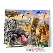 Afbeelding in Gallery-weergave laden, Schilderen op Nummer - Dieren van Afrika
