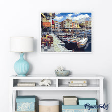 Afbeelding in Gallery-weergave laden, Schilderen op Nummer - Boten in de haven