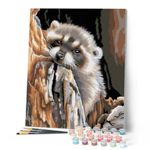 Afbeelding in Gallery-weergave laden, Schilderen op Nummer - kleine wasbeer