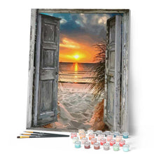 Afbeelding in Gallery-weergave laden, Schilderen op Nummer - Deur naar het strand