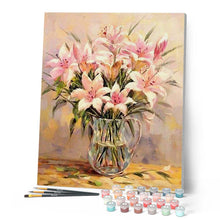 Afbeelding in Gallery-weergave laden, Schilderen op Nummer - Roze lelies