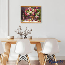 Afbeelding in Gallery-weergave laden, Schilderen op Nummer - Bloemen, wijn en fruit