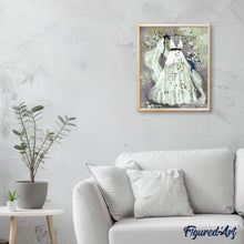 Afbeelding in Gallery-weergave laden, Schilderen op Nummer - Witte trouwjurk