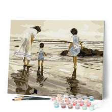 Afbeelding in Gallery-weergave laden, Schilderen op Nummer - Familie en kust