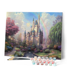 Afbeelding in Gallery-weergave laden, Schilderen op Nummer - Kasteel en regenboog