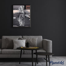 Afbeelding in Gallery-weergave laden, Schilderen op Nummer - Kitten Reflecterende Tijger