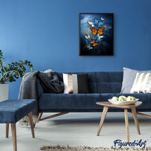 Afbeelding in Gallery-weergave laden, Schilderen op Nummer - Veelkleurige vlinders