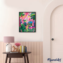 Afbeelding in Gallery-weergave laden, Schilderen op Nummer - Bos en bloemen tekenfilm
