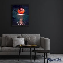 Afbeelding in Gallery-weergave laden, Schilderen op Nummer - Red Moon Lake