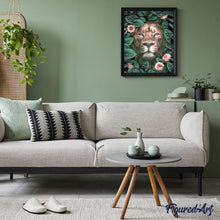 Afbeelding in Gallery-weergave laden, Schilderen op Nummer - Leeuw en bloemen