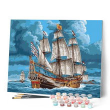 Afbeelding in Gallery-weergave laden, Schilderen op Nummer - Zeilboot