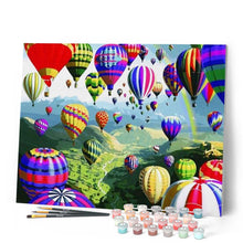 Afbeelding in Gallery-weergave laden, Schilderen op Nummer - Hete lucht ballonnen