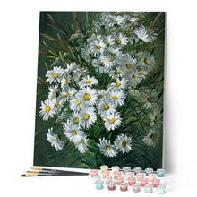 Afbeelding in Gallery-weergave laden, Schilderen op Nummer - Witte madeliefjes bloemen