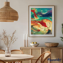 Afbeelding in Gallery-weergave laden, Schilderen op Nummer - Abstracte grote vis