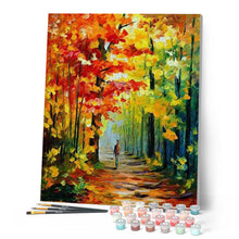 Afbeelding in Gallery-weergave laden, Schilderen op Nummer - Eenzame wandeling in het bos
