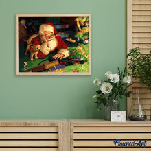 Afbeelding in Gallery-weergave laden, Schilderen op Nummer - Kerstman en puppy