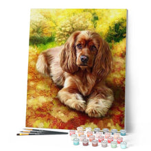 Afbeelding in Gallery-weergave laden, Schilderen op Nummer - Golden retriever