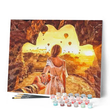 Afbeelding in Gallery-weergave laden, Schilderen op Nummer - Romantische wandeling door Egypte