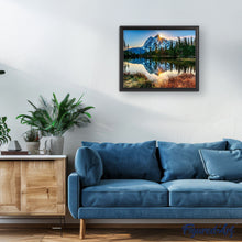 Afbeelding in Gallery-weergave laden, Schilderen op Nummer - Reflectie op het meer en de bergen