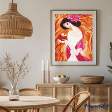 Afbeelding in Gallery-weergave laden, Schilderen op Nummer - Aziatische dame