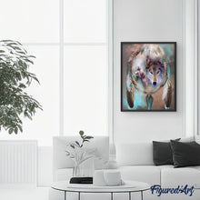 Afbeelding in Gallery-weergave laden, Schilderen op Nummer - Wolven en veren