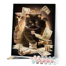 Afbeelding in Gallery-weergave laden, Schilderen op Nummer - Kat zakenman
