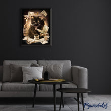 Afbeelding in Gallery-weergave laden, Schilderen op Nummer - Kat zakenman