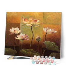 Afbeelding in Gallery-weergave laden, Schilderen op Nummer - Bloeiende lotus