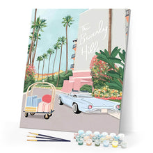 Afbeelding in Gallery-weergave laden, Schilderen op Nummer - Reisposter Beverly Hills