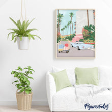 Afbeelding in Gallery-weergave laden, Schilderen op Nummer - Reisposter Beverly Hills
