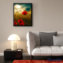 Afbeelding in Gallery-weergave laden, Schilderen op Nummer - Rode bloemen en zonlicht