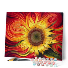 Afbeelding in Gallery-weergave laden, Schilderen op Nummer - Rode Zonnebloem