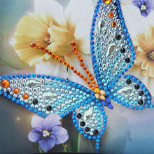 Afbeelding in Gallery-weergave laden, Diamond Painting handtas - Vlinder en narcissen