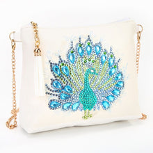 Afbeelding in Gallery-weergave laden, Diamond Painting handtas - Kristallen Pauw