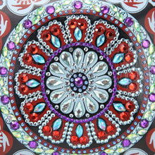 Afbeelding in Gallery-weergave laden, Diamond Painting handtas - Karmozijnrood Mandala