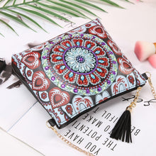 Afbeelding in Gallery-weergave laden, Diamond Painting handtas - Karmozijnrood Mandala