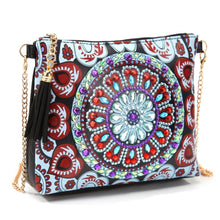 Afbeelding in Gallery-weergave laden, Diamond Painting handtas - Karmozijnrood Mandala