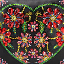 Afbeelding in Gallery-weergave laden, Diamond Painting handtas - Middernacht Hartboeket