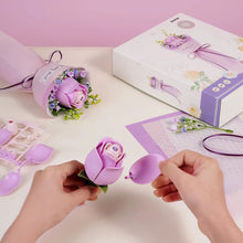 Afbeelding in Gallery-weergave laden, 3D Puzzel - Paarse Roos