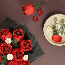 Afbeelding in Gallery-weergave laden, 3D Puzzel - Boeket rode rozen