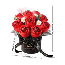 Afbeelding in Gallery-weergave laden, 3D Puzzel - Boeket rode rozen