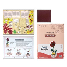 Afbeelding in Gallery-weergave laden, 3D Puzzel - Camellia