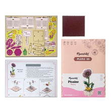 Afbeelding in Gallery-weergave laden, 3D Puzzel - Pioenroos