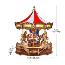 Afbeelding in Gallery-weergave laden, 3D Puzzel - Klassieke Carrousel