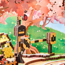 Afbeelding in Gallery-weergave laden, 3D Puzzel Speeldoos - Sakura dromentour