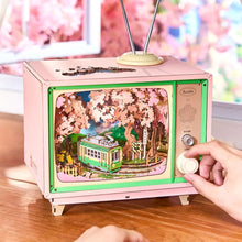 Afbeelding in Gallery-weergave laden, 3D Puzzel Speeldoos - Sakura dromentour
