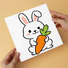 Afbeelding in Gallery-weergave laden, Mini Serie Schilderen op Nummer 20x20cm (6 stuks) - Schattig en hongerig